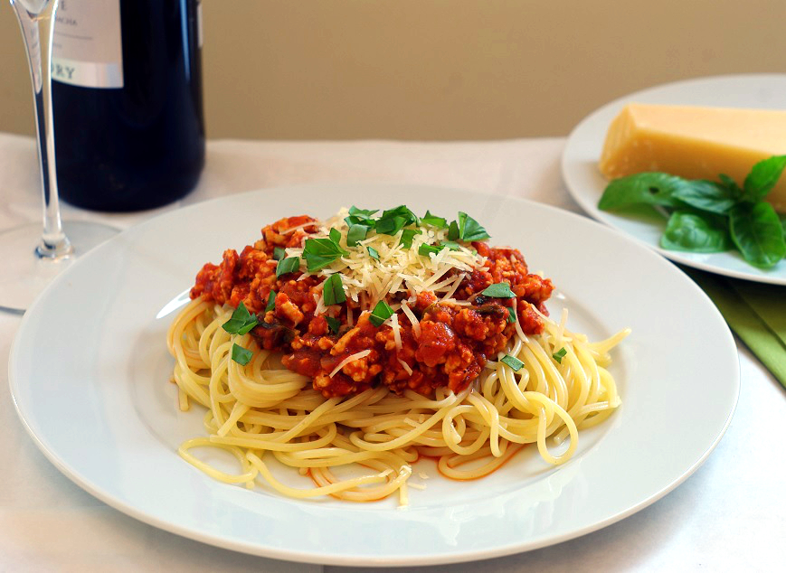 Spaghetti drobiowe